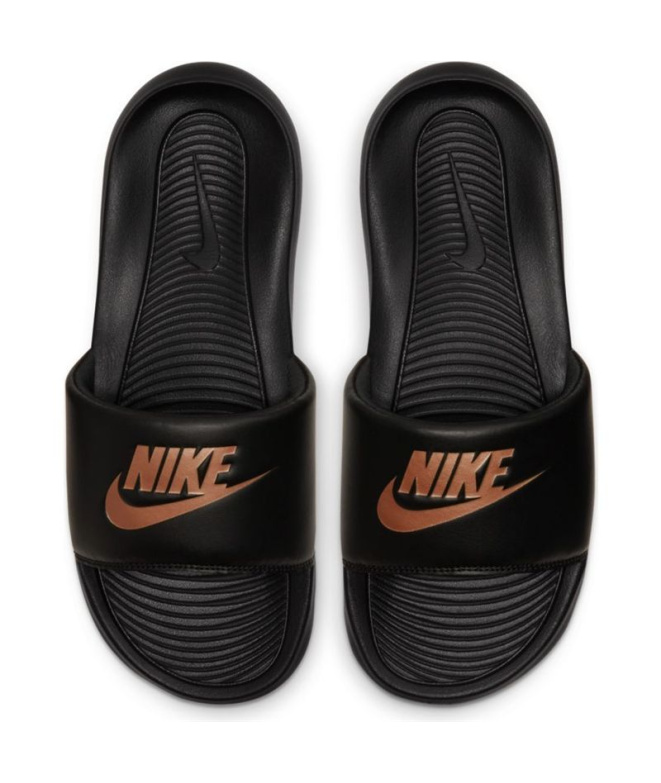 Chanclas Nike Victori One Slide Mujer Negro