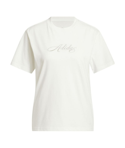 Camiseta adidas Sc Cursive Mujer Blanco