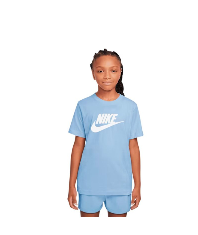 Camiseta Infantil Nike NSW Futura HBR azul