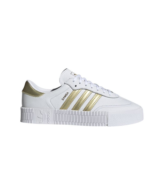 Sapatilhas adidas Originals Sambarose Branco/Dourado Mulher