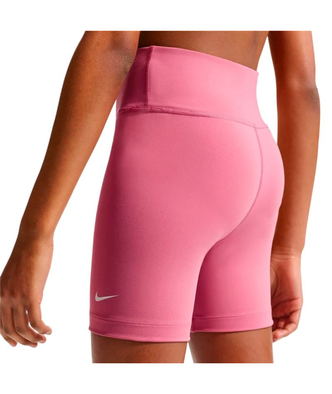 Malhas de ciclismo Nike DF One 5In Menina vermelha