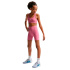 Collants cycliste Nike DF One 5 pouces Fille rouge