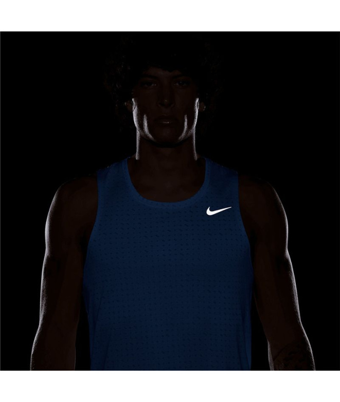T-shirt Running Nike DF Breathe Miler Homme bleu
