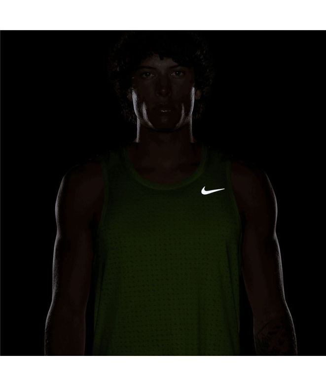 T-shirt Running Nike DF Breathe Miler Homme jaune