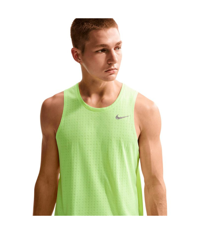 T-shirt Running Nike DF Breathe Miler Homme jaune