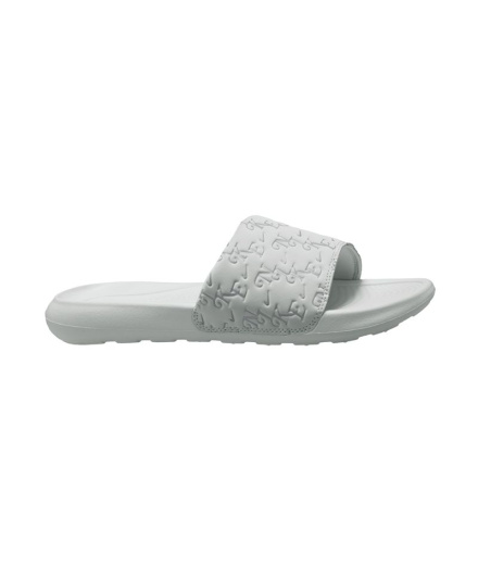 Chanclas Nike Victori One Slide Print Mujer Gris