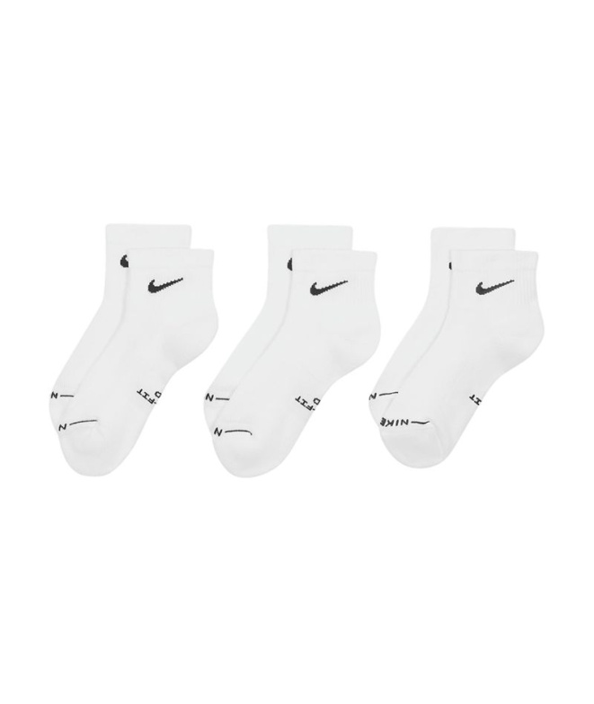 Nike Ed Elvd Ank Meias - 144 Brancas