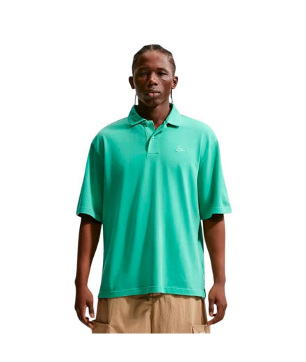 Polo Nike Club Washed Hombre Verde