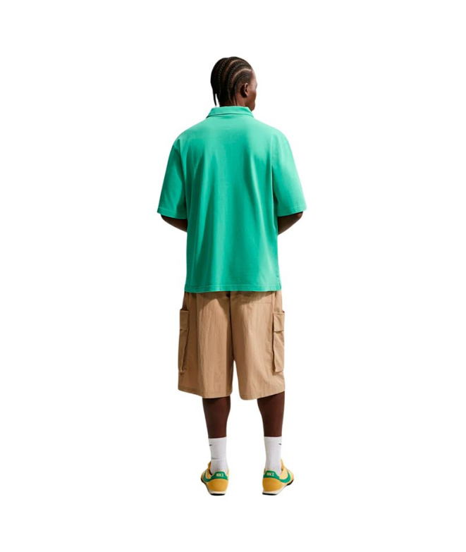 Homem Polo Nike Club Washed, verde