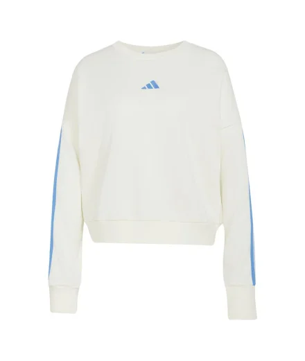 Sweat-shirt adidas 3-Stripes Ft SWT Femme Sweat /bleu
