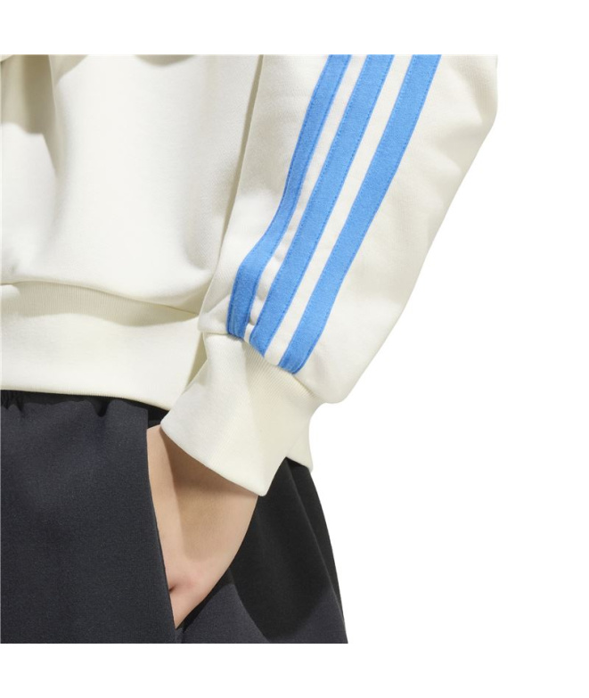 Mulher adidas 3-Stripes Ft Swt Moletom /azul