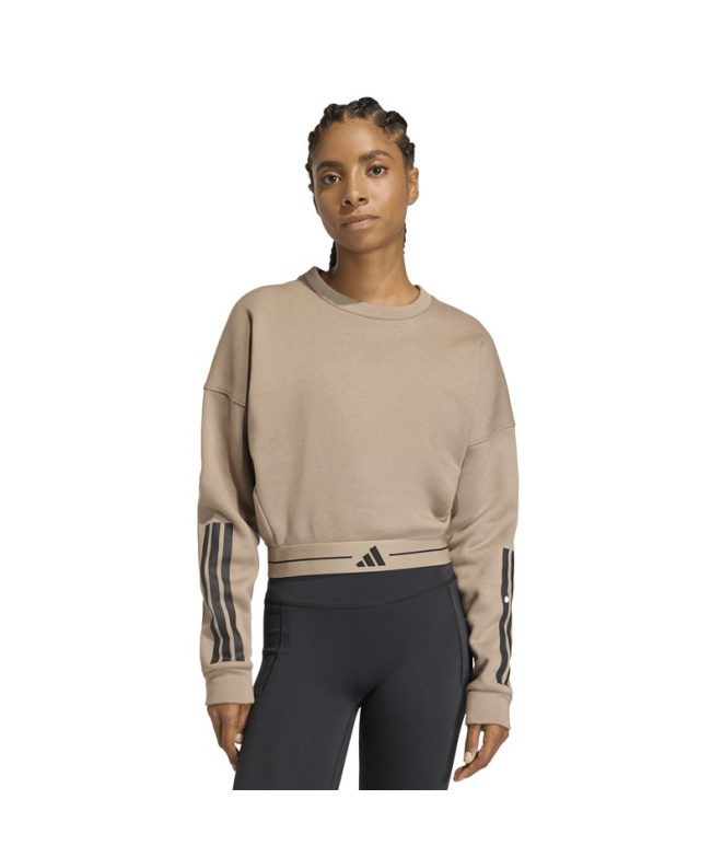 Moletom Mulher adidas Hyg Crew para Fitness Marcal