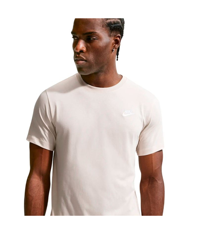 Camiseta branca Homem Nike NSW Club