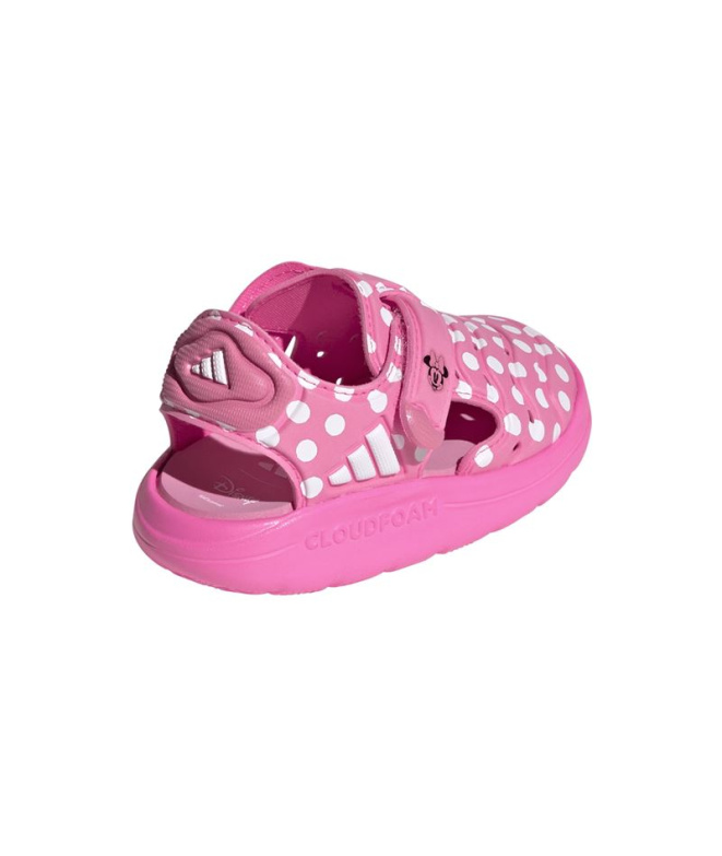 Sandálias Infantil adidas Water Sandal Minnie rosa