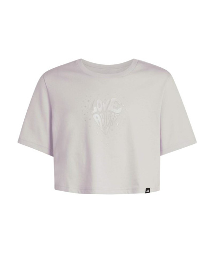 T-shirt adidas Jg Glam Fille Lilas