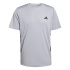 T-shirt Fitness adidas Techess à 3 bandes Homme gris