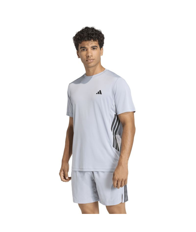 T-shirt Fitness adidas Techess à 3 bandes Homme...