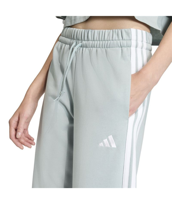 Pantalons Femme adidas 3 bandes Ft Oh Sama/Blanc