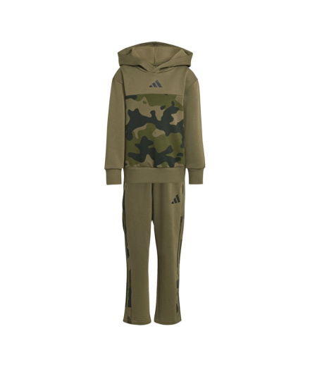 Set Conjunto Lk Camo Fl Infantil Estoli adidas Preto