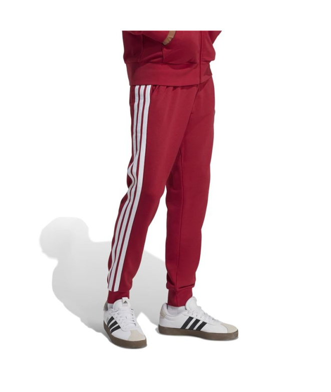 Pantalons Homme adidas 3Stripes Ft Tc Maract/Blanc