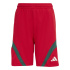 Calça Infantil adidas Hot Sho, cor Escmej/Branco/Verde-escuro