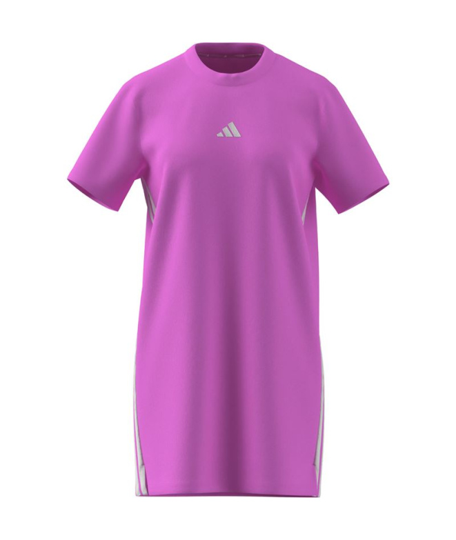 Vestido adidas 3-Stripes Mulher Stfltr/Branco