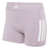 Collants Fitness adidas Hyg 3 pouces Femme couleur foie