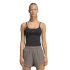Camiseta Tirantes de Fitness adidas Optime Ls Tank Mujer Negro/Carbon