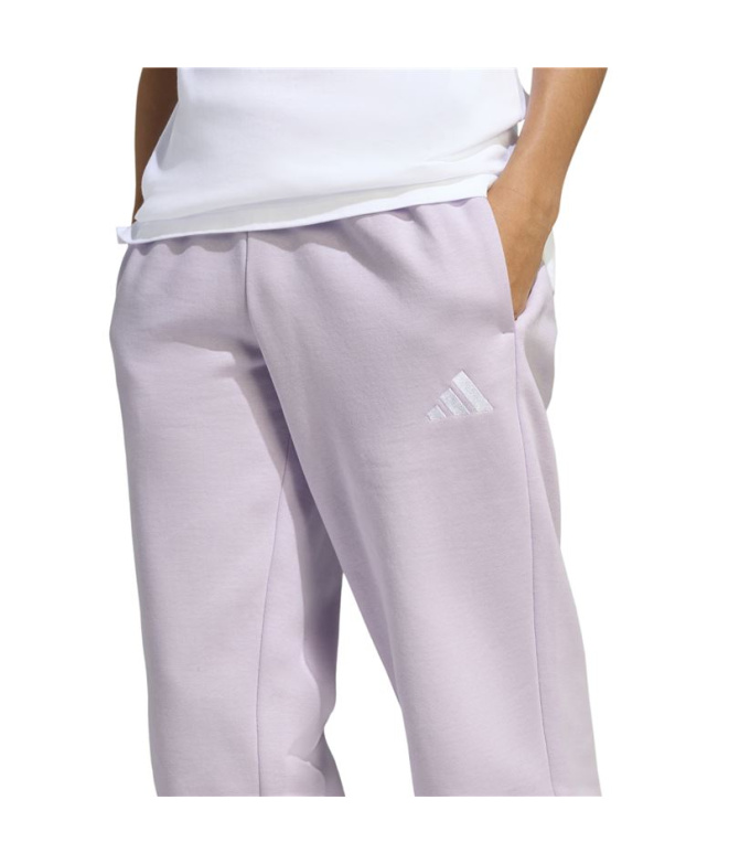 Calça Infantil adidas SL FL 225 lilás/branca