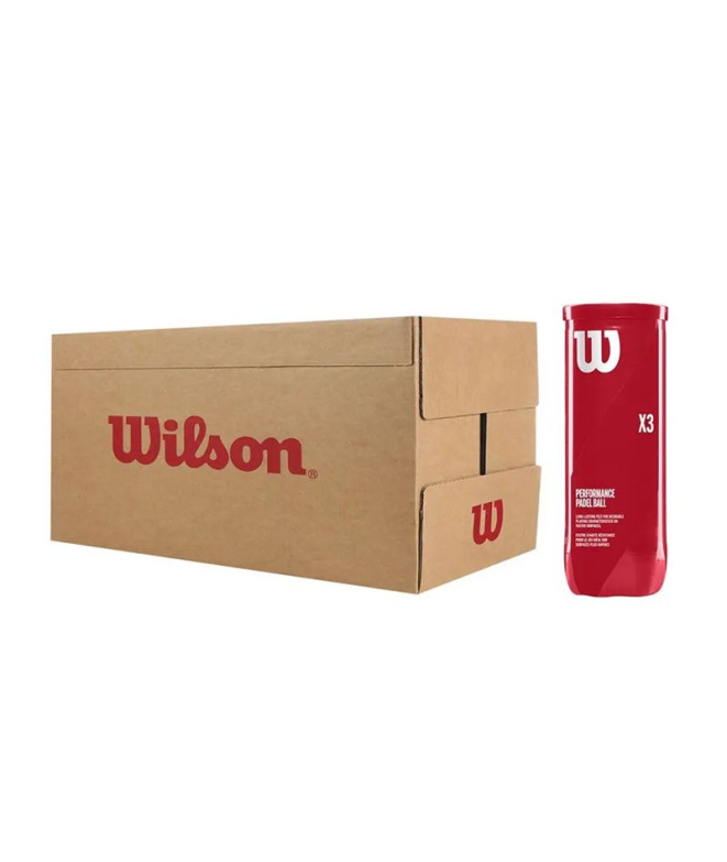 Cajón de Pelotas de Padel Wilson Padel X3 Amarillo