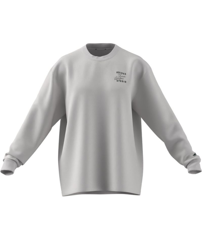 Sudadera adidas 3Ss Gfx Ls Mujer Blatiz/Hieaur
