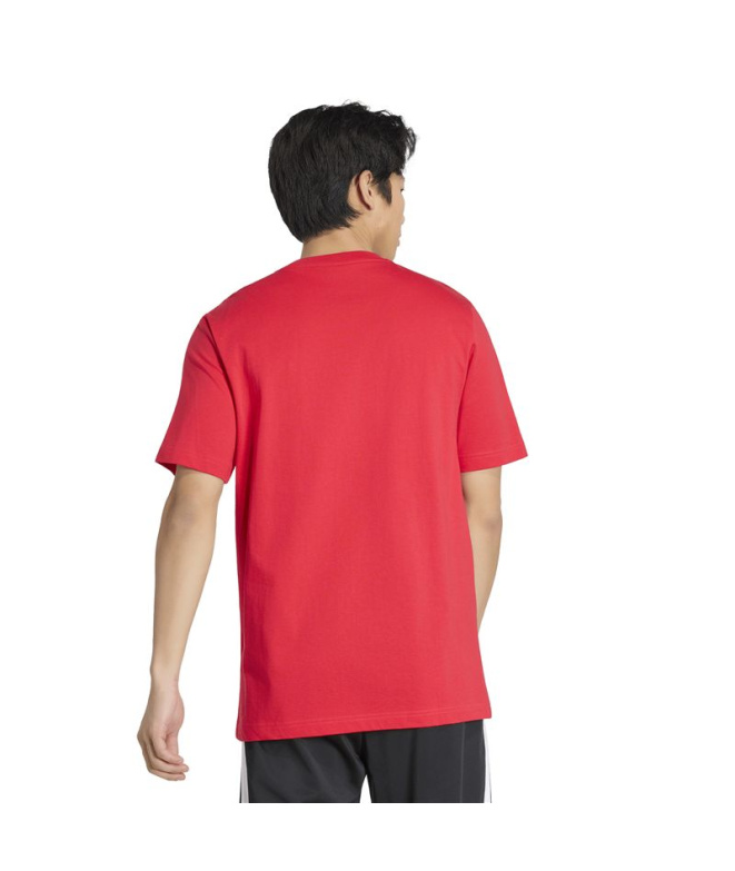 Camiseta Homem adidas Multi L, cor bordô