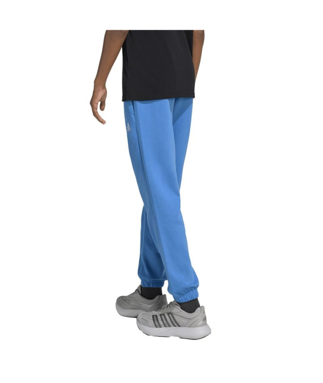 Pantalons Enfant adidas SL FL 225 bleu/blanc