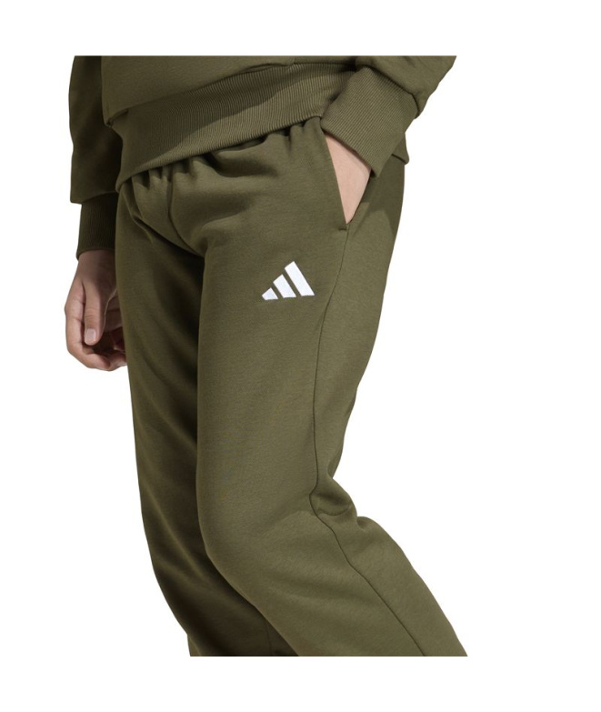 Calça Infantil adidas SL FL 225 Estoli/Brancas