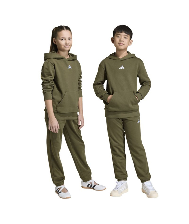 Pantalons Enfant adidas SL FL 225 Estoli/Blanc