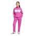 Conjunto de treino Infantil adidas 3Stripes Tiberio Ts, fúcsia/branco
