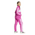 Conjunto de treino Infantil adidas 3Stripes Tiberio Ts, fúcsia/branco