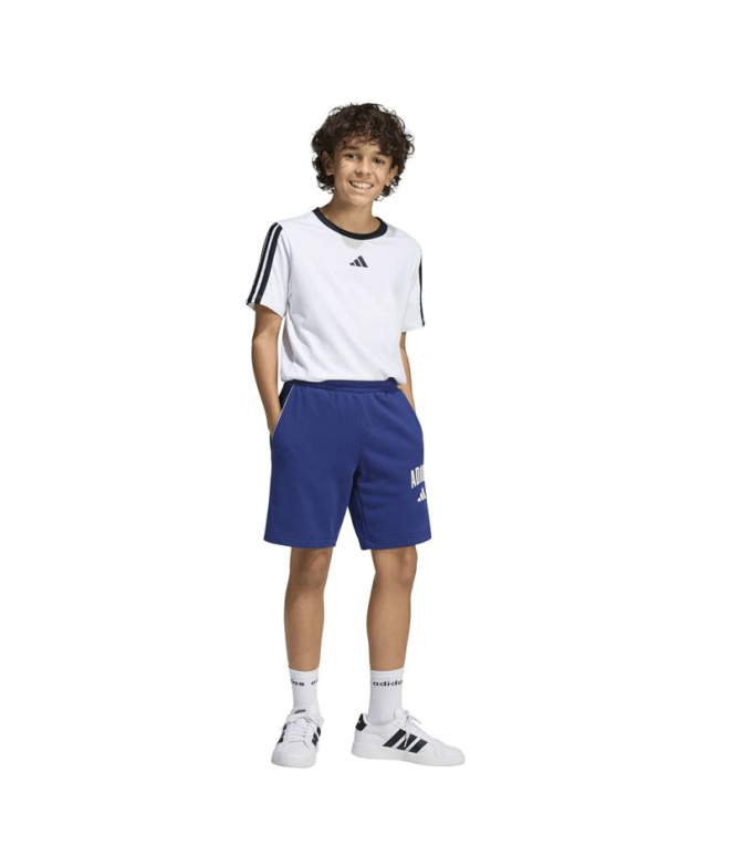 Calça Infantil adidas Clgt Ft Sho azul escuro