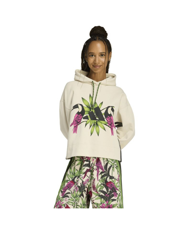 Moletom Mulher adidas Farm Hoodie Fitness , em...