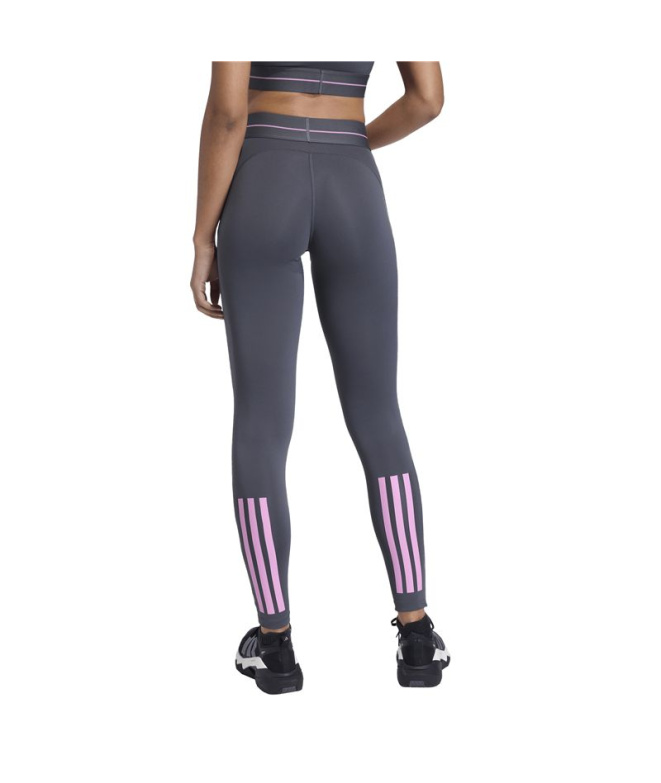 Collants Fitness adidas Hyg 1/1 L Femme gris