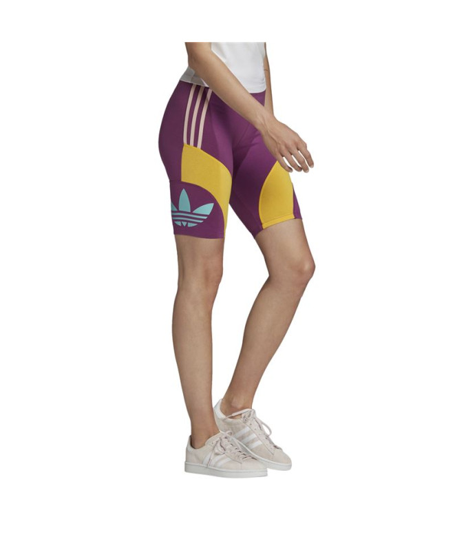 Leggings Ciclistas adidas lilás Mulher
