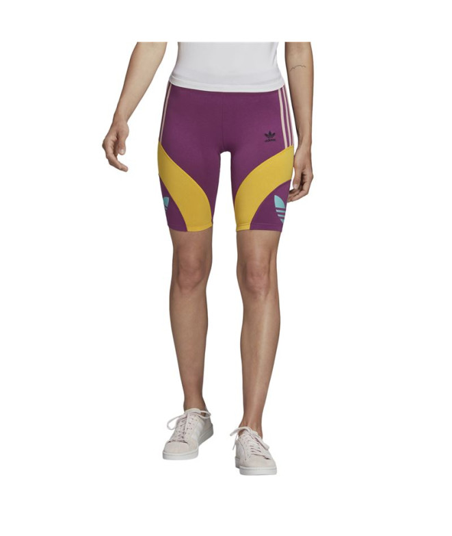 Leggings Ciclistas adidas lilás Mulher