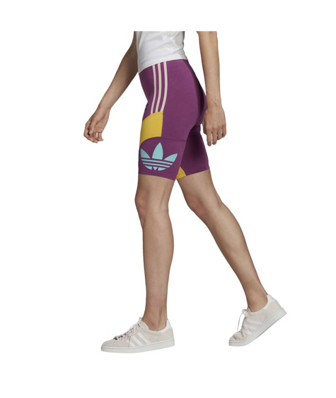 Mallas Ciclistas adidas lila Mujer