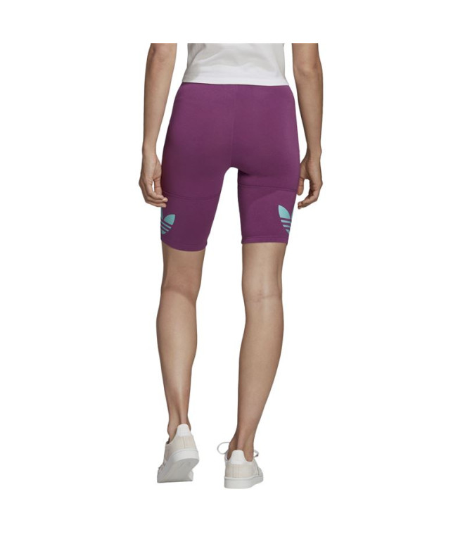 Mallas Ciclistas adidas lila Mujer