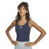 Regata Mulher adidas 3Ss para Fitness Camiseta azul escuro