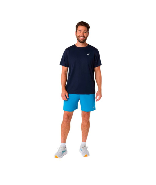 Calça Running ASICS Core 7In Homem azuis.