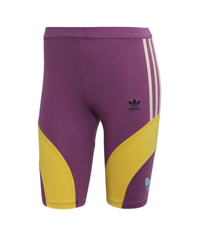Leggings Ciclistas adidas lilás Mulher