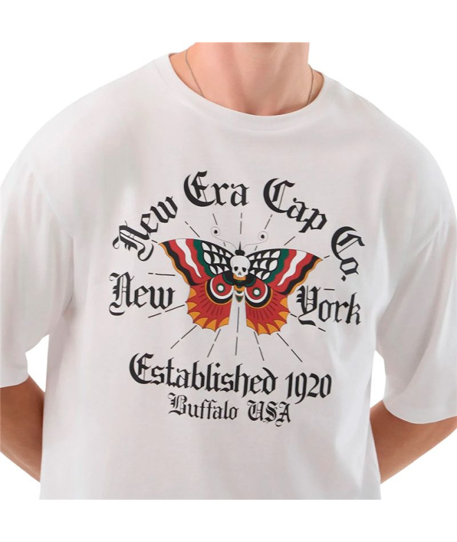 T-shirt graphique New Era Ne Os blanc