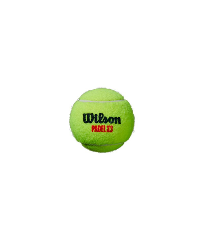 Cajón de Pelotas de Padel Wilson Padel X3 Amarillo