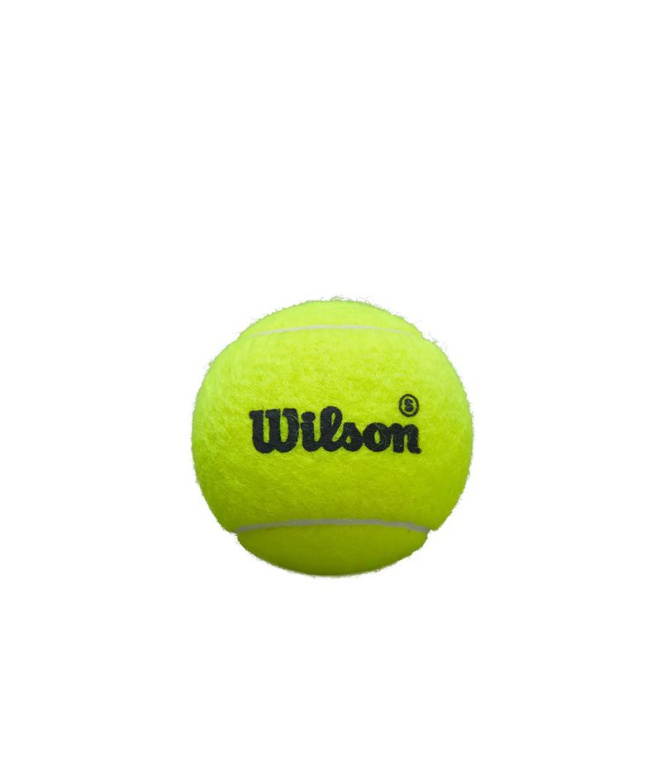 Boîte de 3 Balles de padel Wilson jaunes